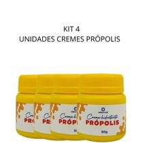 Kit Quarteto Hidratante Corporal Própolis Nativa Brasil 50g