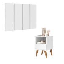 kit Quarto 1Mesa De Cabeceira Pix e 1 cabeceira de cama solteiro ENVIA SOMENTE 01 KIT