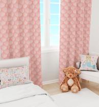 Kit Quarto Infantil Animais Sereia Escamas Rosa - 3 Itens Kit Quarto Infantil Animais Sereia Escamas Rosa - 3 Itens