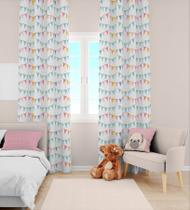 Kit Quarto Infantil Bandeirinhas Candy - 3 Itens