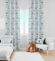 Kit Quarto Infantil Príncipe Realeza Xadrez Azul - 3 Itens Kit Quarto Infantil Príncipe Realeza Xadrez Azul - 3 Itens