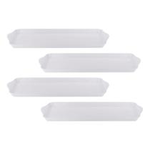 Kit Quatro Bandeja Retangular de Melamina 30,5 x 15 x 2,2 cm WECK Kit Quatro Bandeja Retangular de Melamina 30,5 x 15 x 2,2 cm WECK