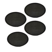 Kit Quatro Bandejas Redonda Antiderrapante 40cm Weck