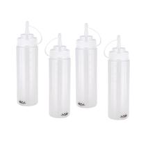 Kit Quatro Bisnaga Flexível Profissional de 350ml Weck Kit Quatro Bisnaga Flexível Profissional de 350ml Weck