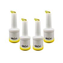 Kit Quatro Garrafas Store'n Pour 500ml Amarela Weck Kit Quatro Garrafas Store'n Pour 500ml Amarela Weck