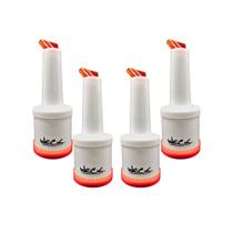 Kit Quatro Garrafas Store'n Pour 500ml Vermelha Weck Kit Quatro Garrafas Store'n Pour 500ml Vermelha Weck