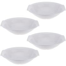 Kit Quatro Saladeira Redonda de Melamina c/ alça ø 25 x 5,6 cm WECK Kit Quatro Saladeira Redonda de Melamina c/ alça ø 25 x 5,6 cm WECK