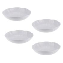 Kit Quatro Saladeira Redonda de Melamina Ondulada 30 x 7,2 cm WECK