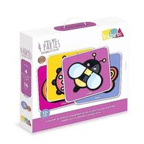 Kit Quebra-Cabeça 4 Partes Bichinhos Do Jardim Encaixe