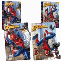 Kit Quebra-cabeça Homem Aranha Marvel 100 + 60 Peças
