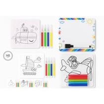 Kit Quebra-Cabeça Infantil para Colorir, Montar e Pintar Com Lousa e Canetinhas Kit Quebra-Cabeça Infantil para Colorir, Montar e Pintar Com Lousa e Canetinhas
