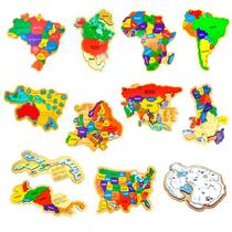 Kit Quebra-cabeça Mapas Kit Quebra-cabeça Mapas