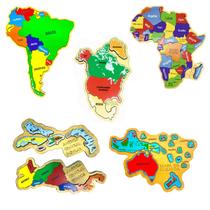 Kit Quebra-cabeça Mapas Kit Quebra-cabeça Mapas