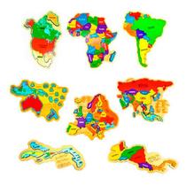 Kit Quebra-cabeça Mapas Kit Quebra-cabeça Mapas