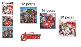 Kit Quebra-Cabeça Progressivo 3 Fases - VINGADORES / AVENGERS Kit Quebra-Cabeça Progressivo 3 Fases - VINGADORES / AVENGERS