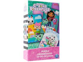 Kit Quebra-cabeça Progressivo Gabbys Dollhouse