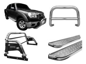 Kit Quebra Mat estribo Ch sant Antonio H3 Ranger 97/12 Cromo