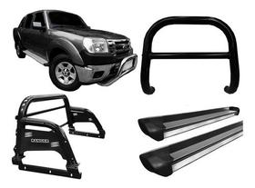 Kit Quebra Mat estribo Pe sant Antonio H3 Ranger 97/12 Preto