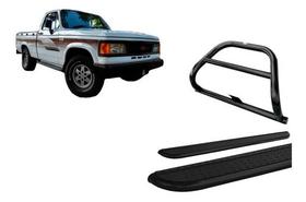 Kit Quebra Mato C/barra+estribo Chapa Aço Preto D20