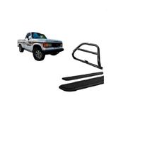 Kit Quebra Mato C/barra+estribo Chapa Aço Preto D20