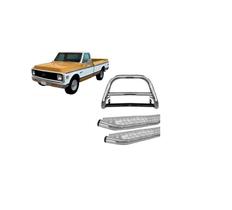 Kit Quebra Mato C/barra+estribo Chapa Cromado C-20