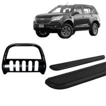 Kit Quebra Mato C/Proteção Estribo Chapa/ TrailBlazer Preto Kit Quebra Mato C/Proteção Estribo Chapa/ TrailBlazer Preto