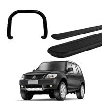 Kit Quebra Mato Estribo Chapa Preto TR4 Todos os Anos