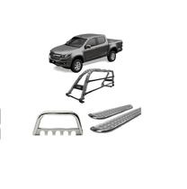 Kit Quebra Mato_estribo Chapa_'santo Ant' S10 12/20 Cromado