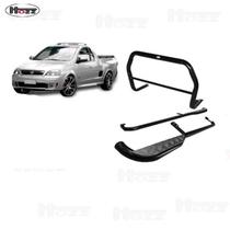 Kit Quebra Mato+estribo Montana Até 2010 Preto