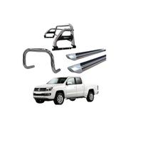 Kit Quebra Mato estribo Oval santo Anth2 Amarok Cd Cromadoa