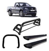 Kit Quebra Mato+estribo P. Fosco+santo Anth2/amarok Cs Preto