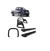 Kit Quebra Mato+estribo P. Fosco+santo Anth3/amarok Cs Preto