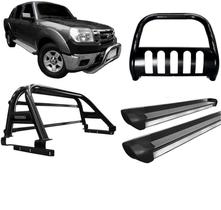 Kit Quebra Mato Estribo Personalizado Santo Antônio Ranger 97 a 12 Preto