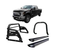 Kit Quebra Mato Estribo Pl Santo Antônio F250 C Duplo Preto BR Kit Quebra Mato Estribo Pl Santo Antônio F250 C Duplo Preto BR