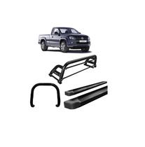 Kit Quebra Mato+estribo Plataf+santo Anth2/amarok Cs Preto