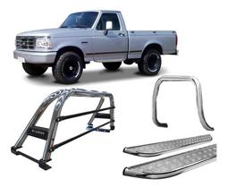 Kit Quebra Mato estribo sant Antonio Duplo F1000 93/99 Crom Kit Quebra Mato estribo sant Antonio Duplo F1000 93/99 Crom
