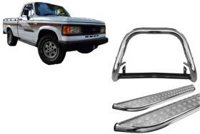 Kit Quebra Mato S/Barra Estribo Chapa Cromado D20