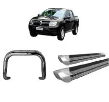 Kit Quebra Mato S/Barra Estribo Personalizado Renault Oroch
