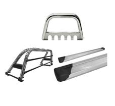 Kit Quebra Mato Santo Antonio Estribo Frontier Até 2007 Cromado Kit Quebra Mato Santo Antonio Estribo Frontier Até 2007 Cromado