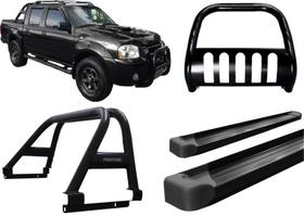 Kit Quebra Mato Santo Antonio Estribo Frontier Até 2007 Preto