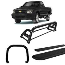 Kit Quebra Mato Santo Antônio H2 Estribo Chapa S10 94/2011 Preto C/Simples Kit Quebra Mato Santo Antônio H2 Estribo Chapa S10 94/2011 Preto C/Simples