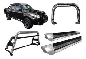 Kit Quebra Mato+santo Antonio H2_estribo Fontier 08/16 Cromo Kit Quebra Mato+santo Antonio H2_estribo Fontier 08/16 Cromo