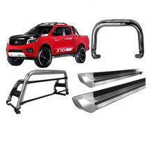 Kit Quebra Mato Santo Antonio H2 Estribo Frontier 16/20 Cromado