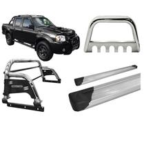 Kit Quebra Mato Santo Antonio H3 Estribo Frontier 2007 Cromado