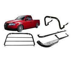 Kit Quebra Matoestribograde Vigia Saveiro 98/2009 Preto