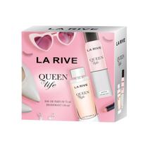 Kit Queen of Life Perfume + Desodorante 75ml/150ml La Rive Kit Queen of Life Perfume + Desodorante 75ml/150ml La Rive