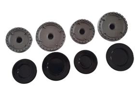 Kit queimador agile glass para fogão 5 bocas não inclui tripla chamas