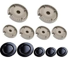 Kit Queimador+Espalhador Para Brastemp Consul Active 6Bocas