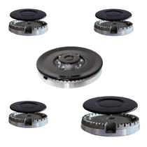 Kit queimador + espalhador para cooktop atlas agile 5 bocas