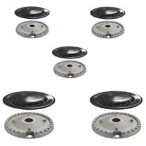 Kit queimador + espalhador para cooktop brastemp bdd75 - 5q